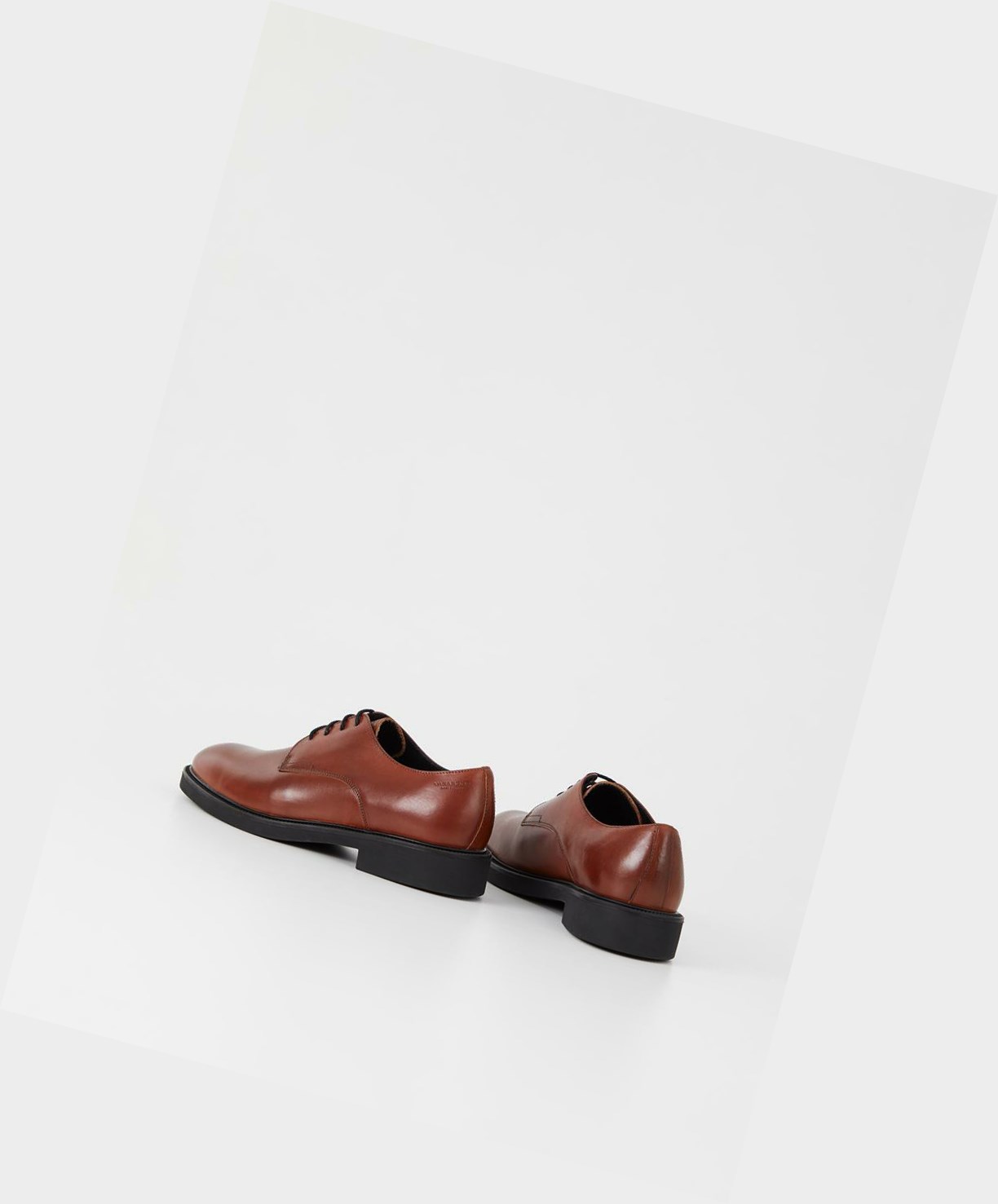 Men's Vagabond Alex M Lace Up Shoes Brown | AMEHKZ793