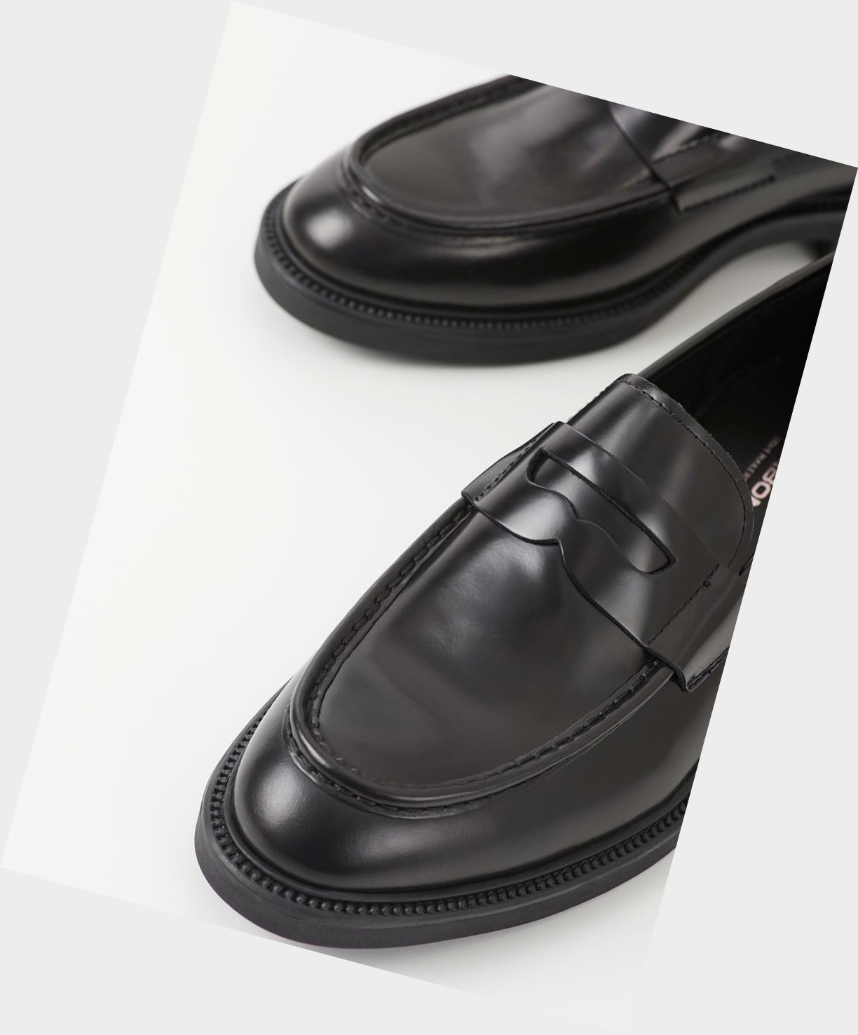 Men's Vagabond Alex M Loafers Black | IHOFZU186