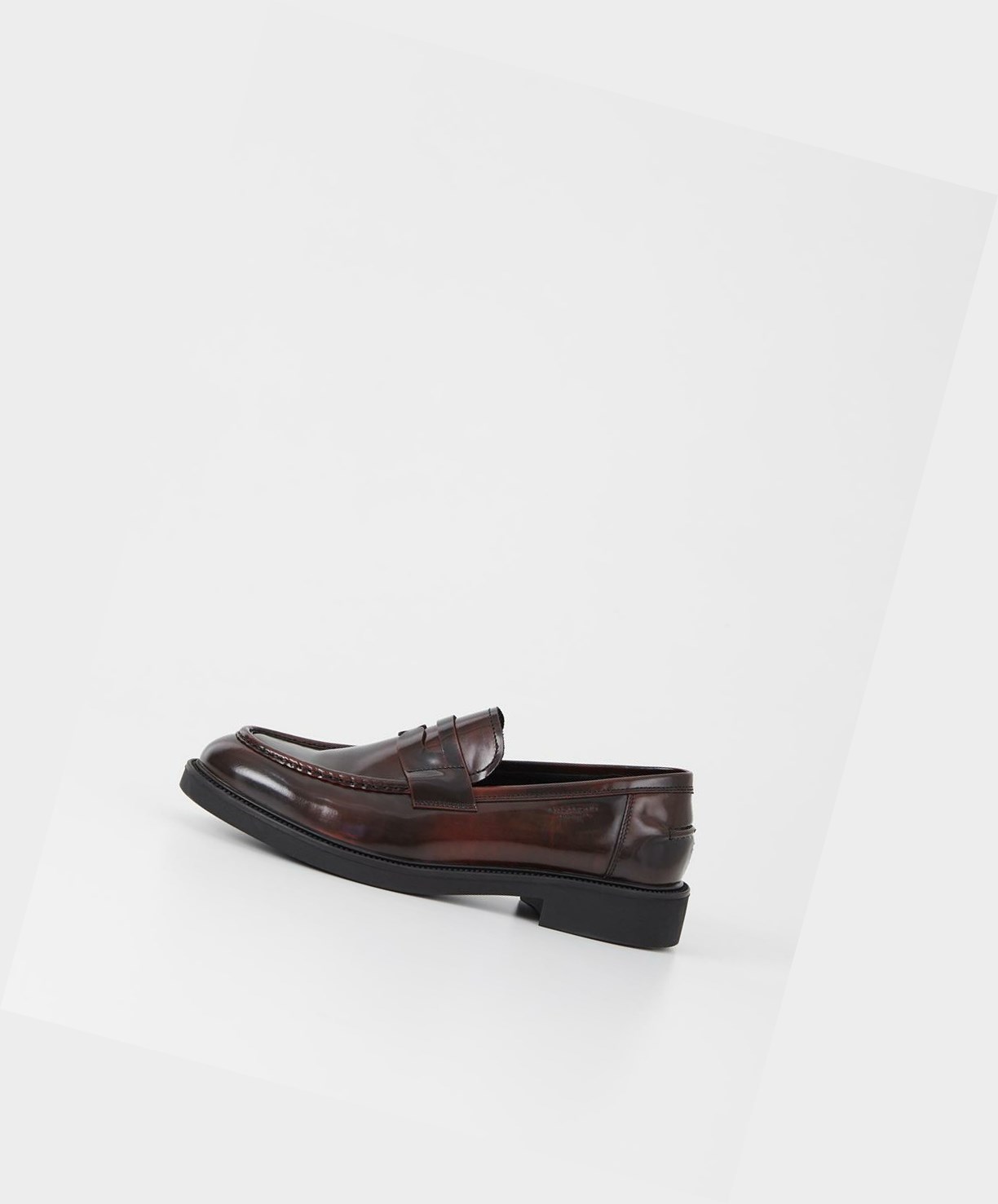 Men's Vagabond Alex M Loafers Dark Brown | PFZMHJ926