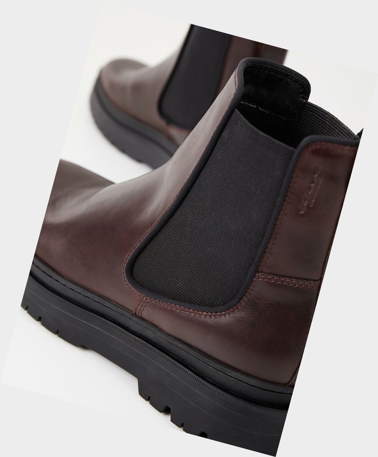 Men's Vagabond James Chelsea Boots Dark Brown | HDSXTJ143