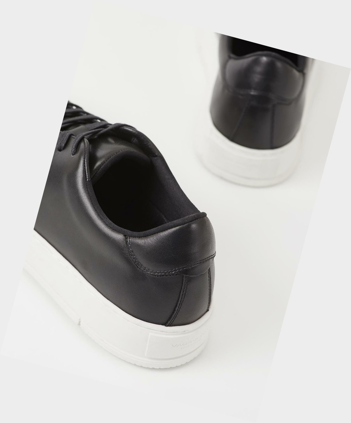 Men's Vagabond John Sneakers Black | TYWCEQ649