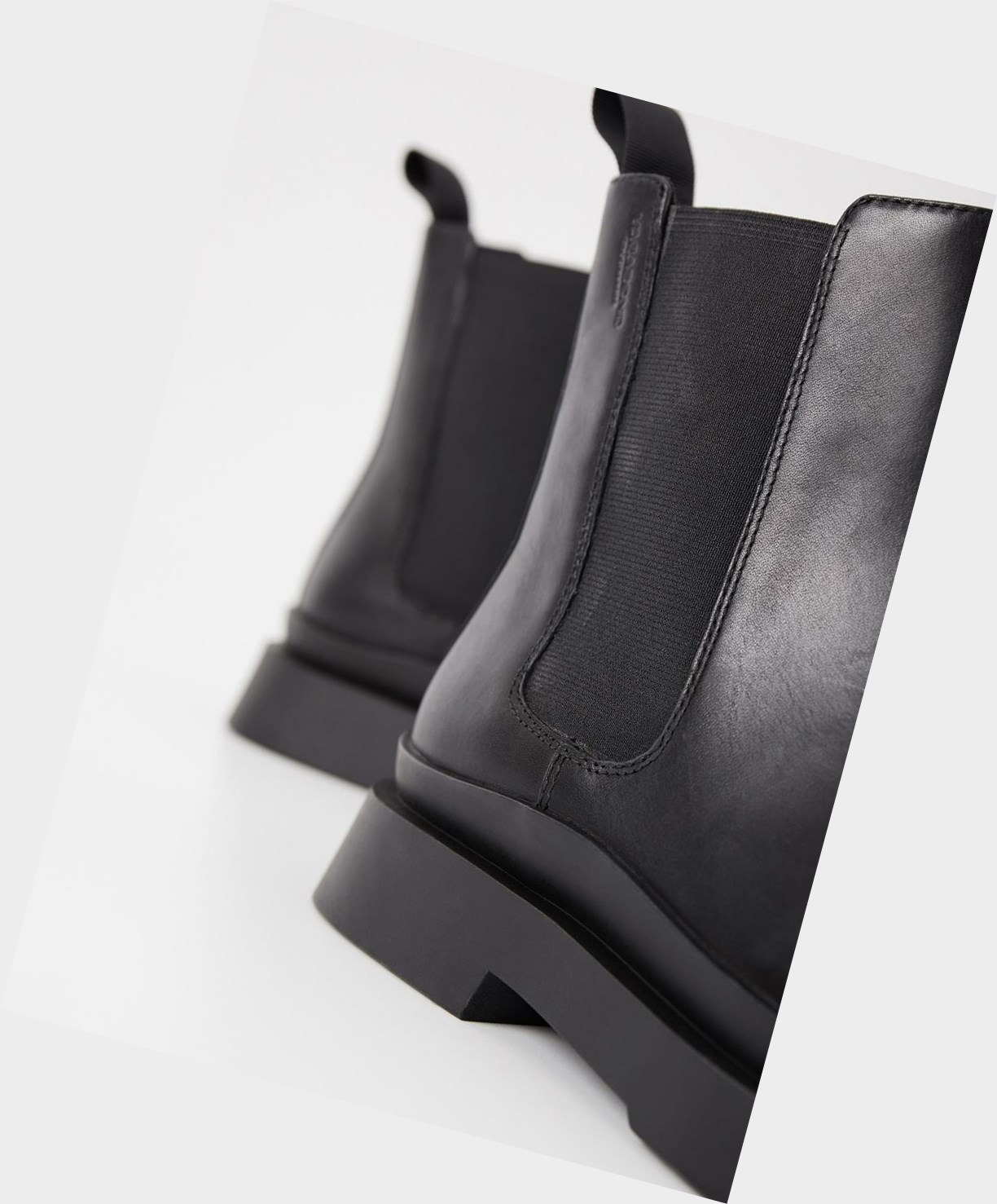 Men's Vagabond Mike Chelsea Boots Black | JRMASG892