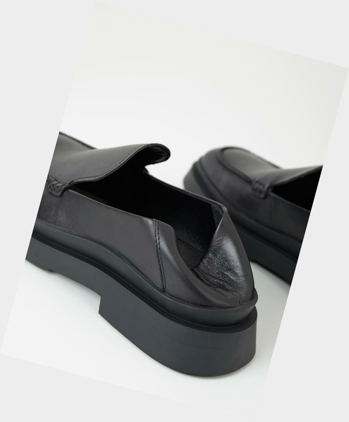 Men's Vagabond Mike Loafers Black | GLJFRC480