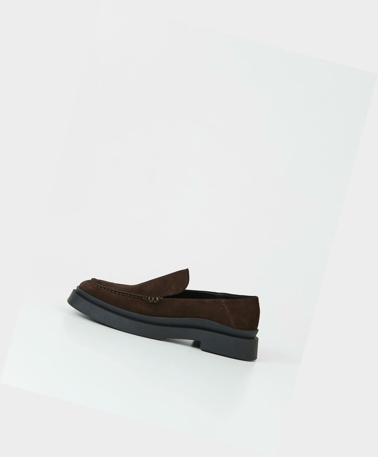 Men's Vagabond Mike Loafers Dark Brown | GSTAQI507