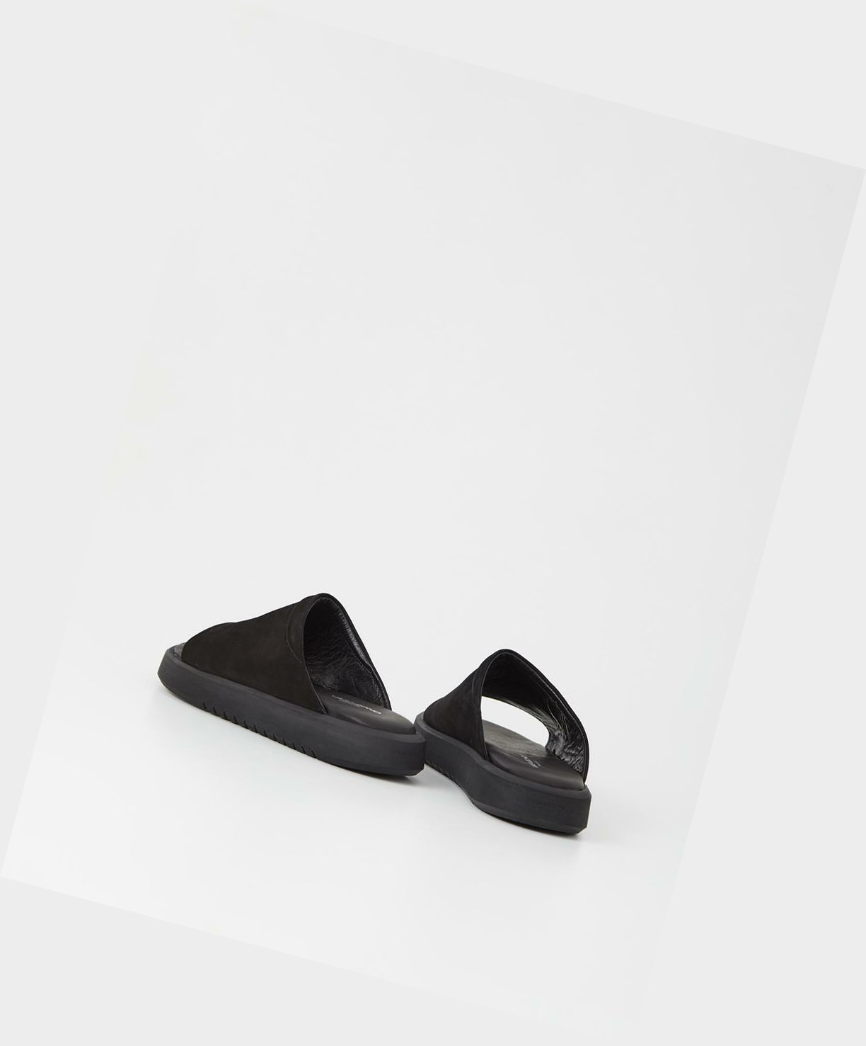 Men's Vagabond Nate Sandals Black | VNIRZA348