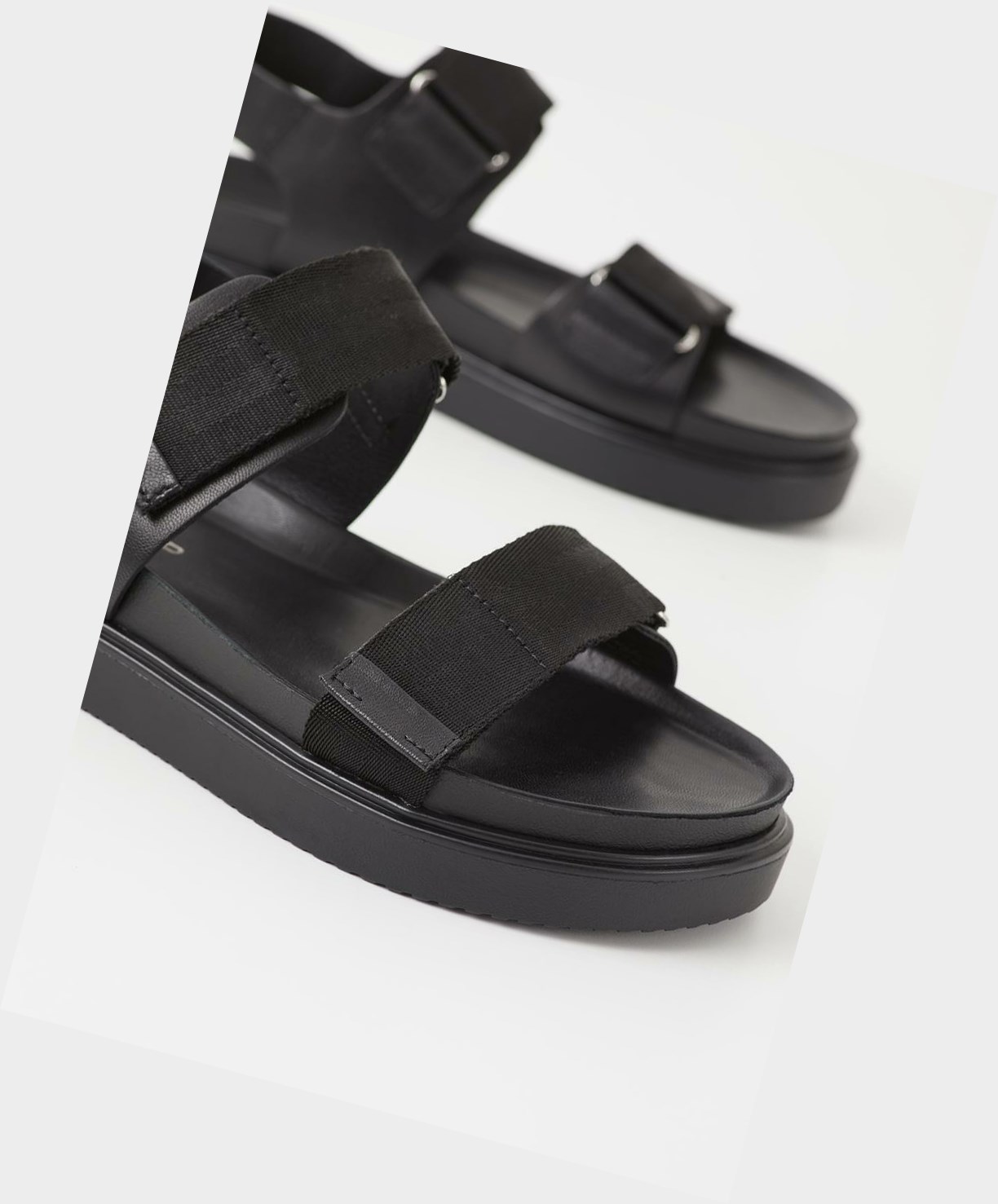 Men's Vagabond Seth Sandals Black | DWTKUO429