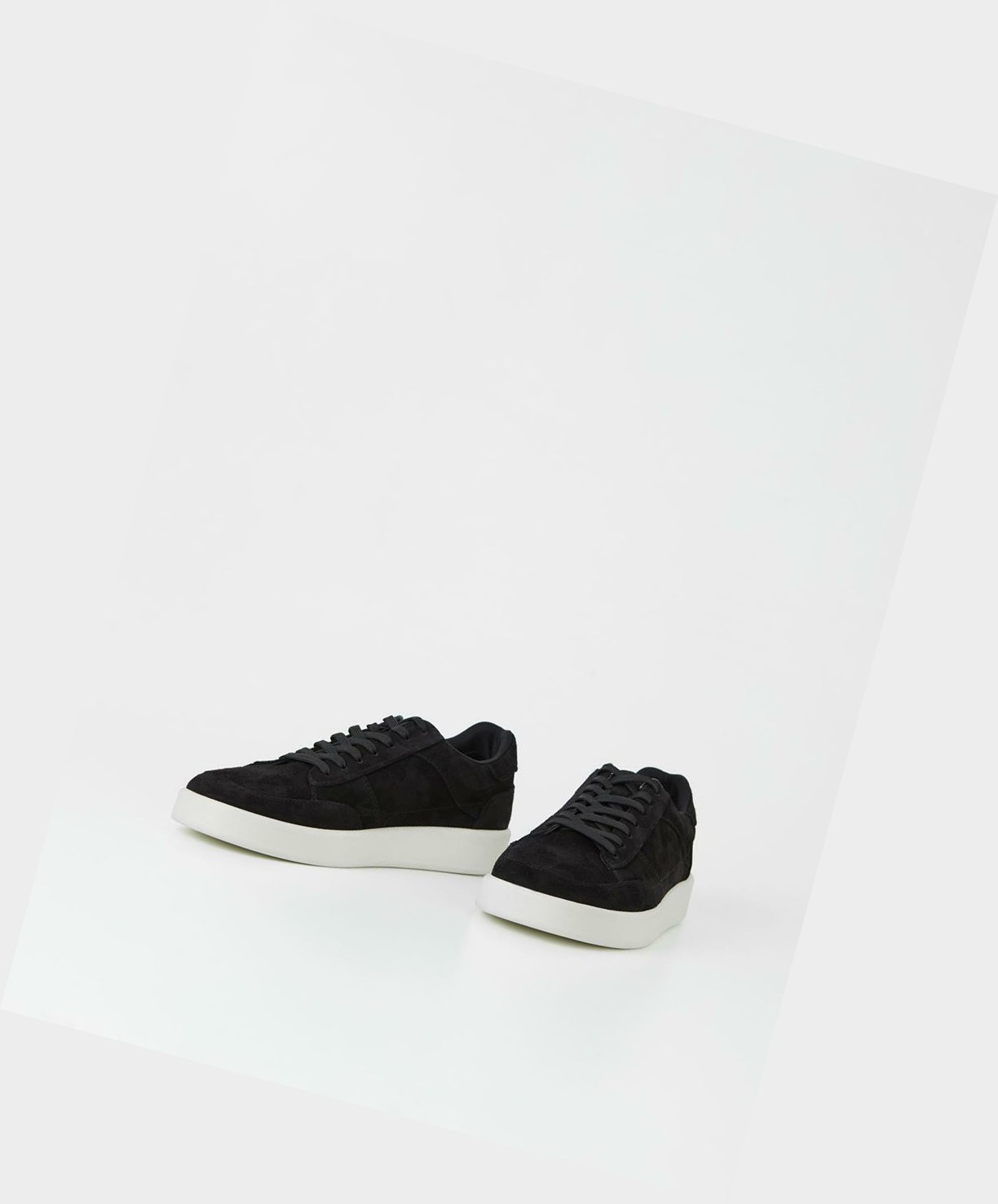 Men's Vagabond Teo Sneakers Black | BDZFXP012