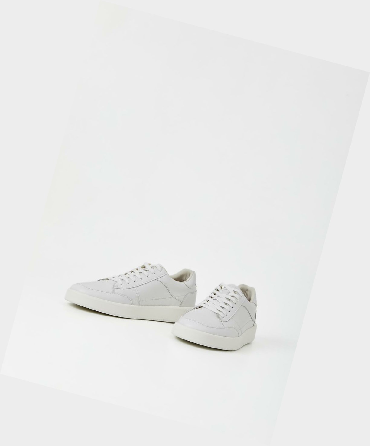 Men's Vagabond Teo Sneakers White | POXFYJ849