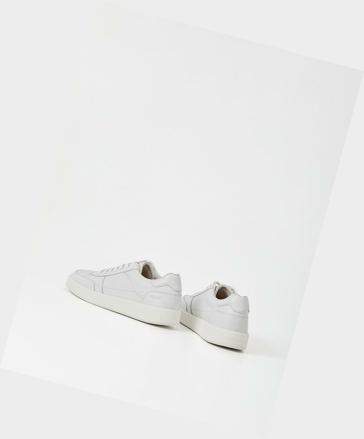 Men's Vagabond Teo Sneakers White | POXFYJ849