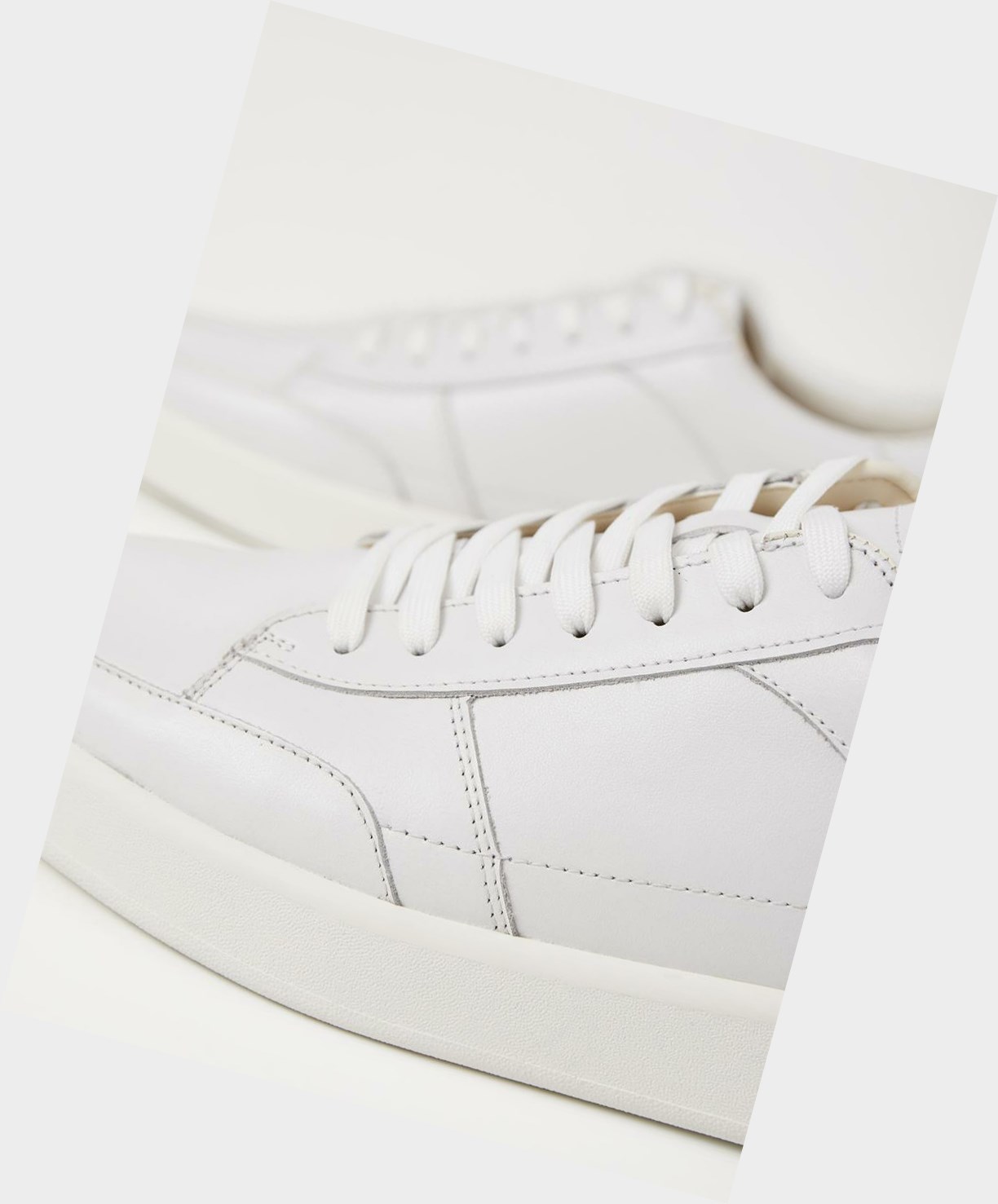 Men's Vagabond Teo Sneakers White | POXFYJ849