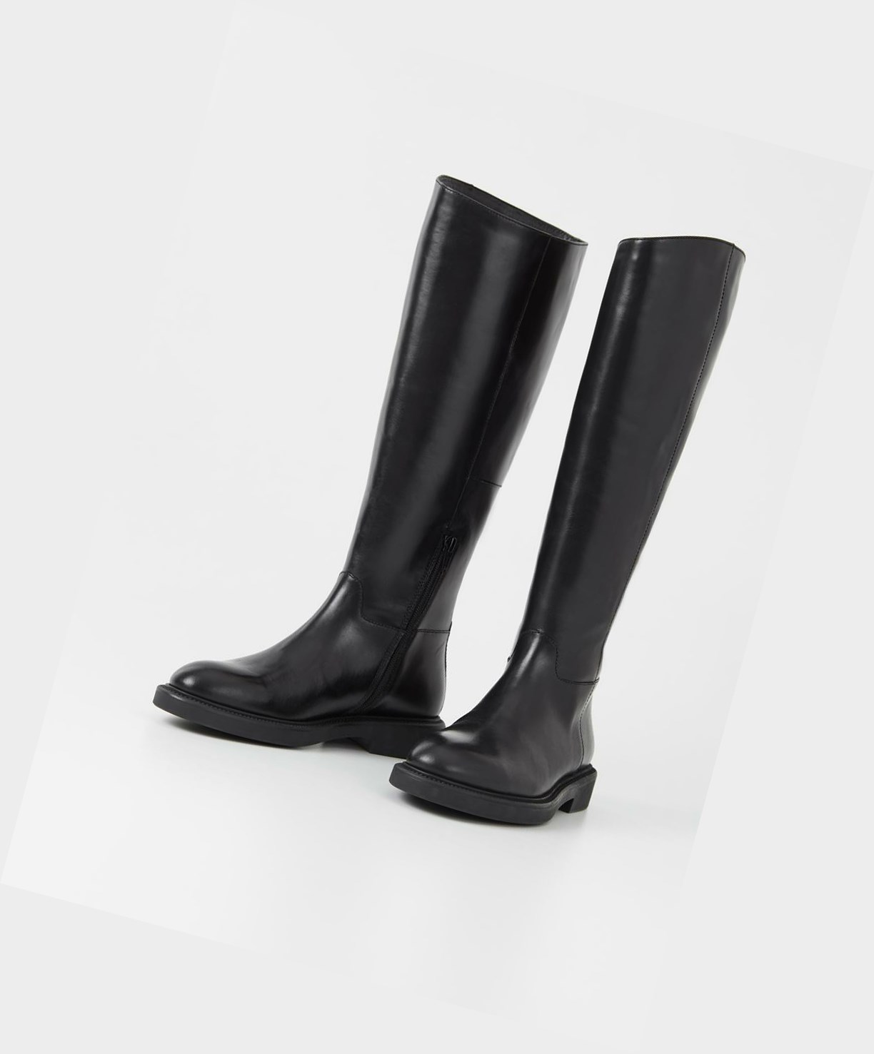 Women's Vagabond Alex W Tall Boots Black | AWGJZX738