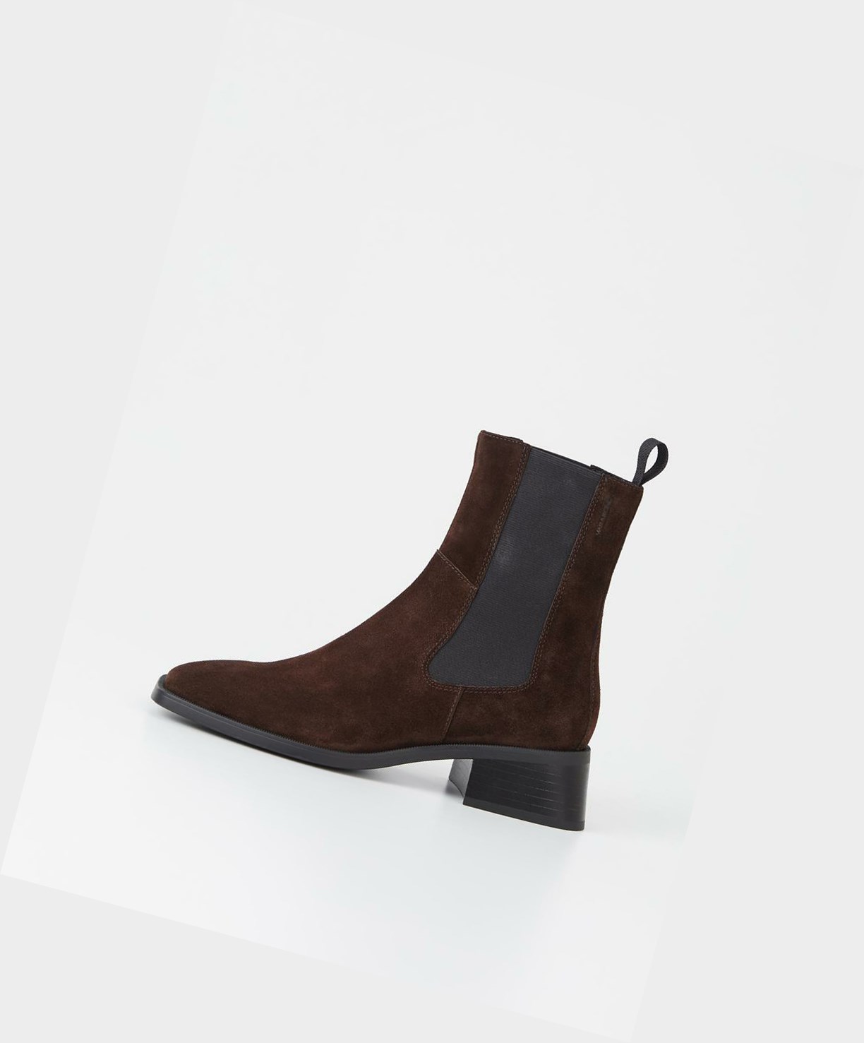 Women's Vagabond Blanca Chelsea Boots Dark Brown | TRJMKP013