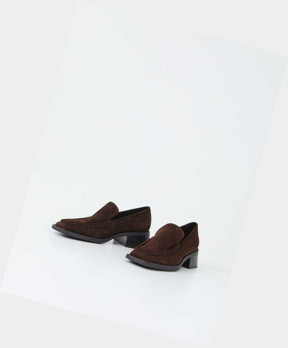 Women's Vagabond Blanca Loafers Dark Brown | VALRHN568