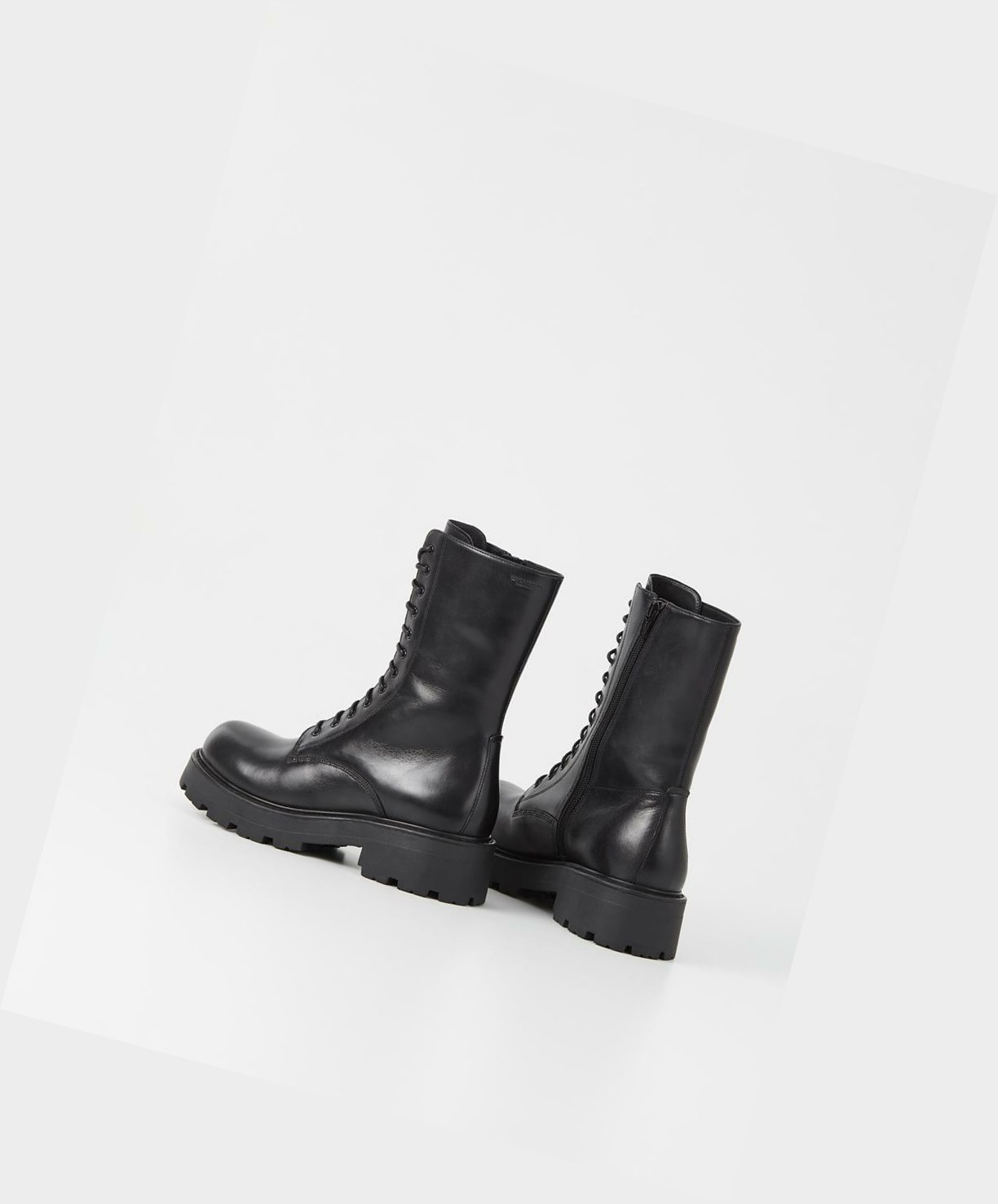 Women's Vagabond Cosmo 2.0 Lace Up Boots Black | FTAOMH764