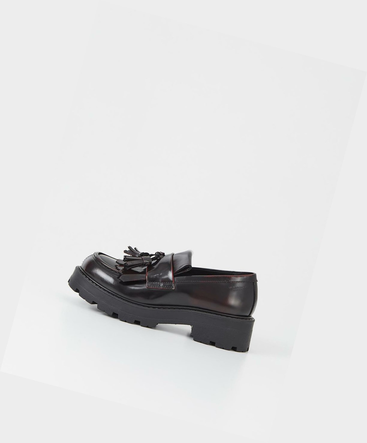 Women's Vagabond Cosmo 2.0 Loafers Dark Red | HQXFLP264