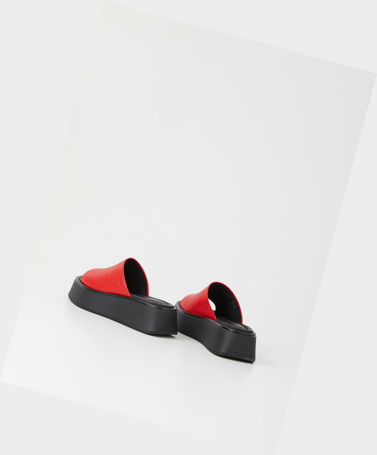 Women's Vagabond Courtney Platform Sandals Red | AJOPVG069