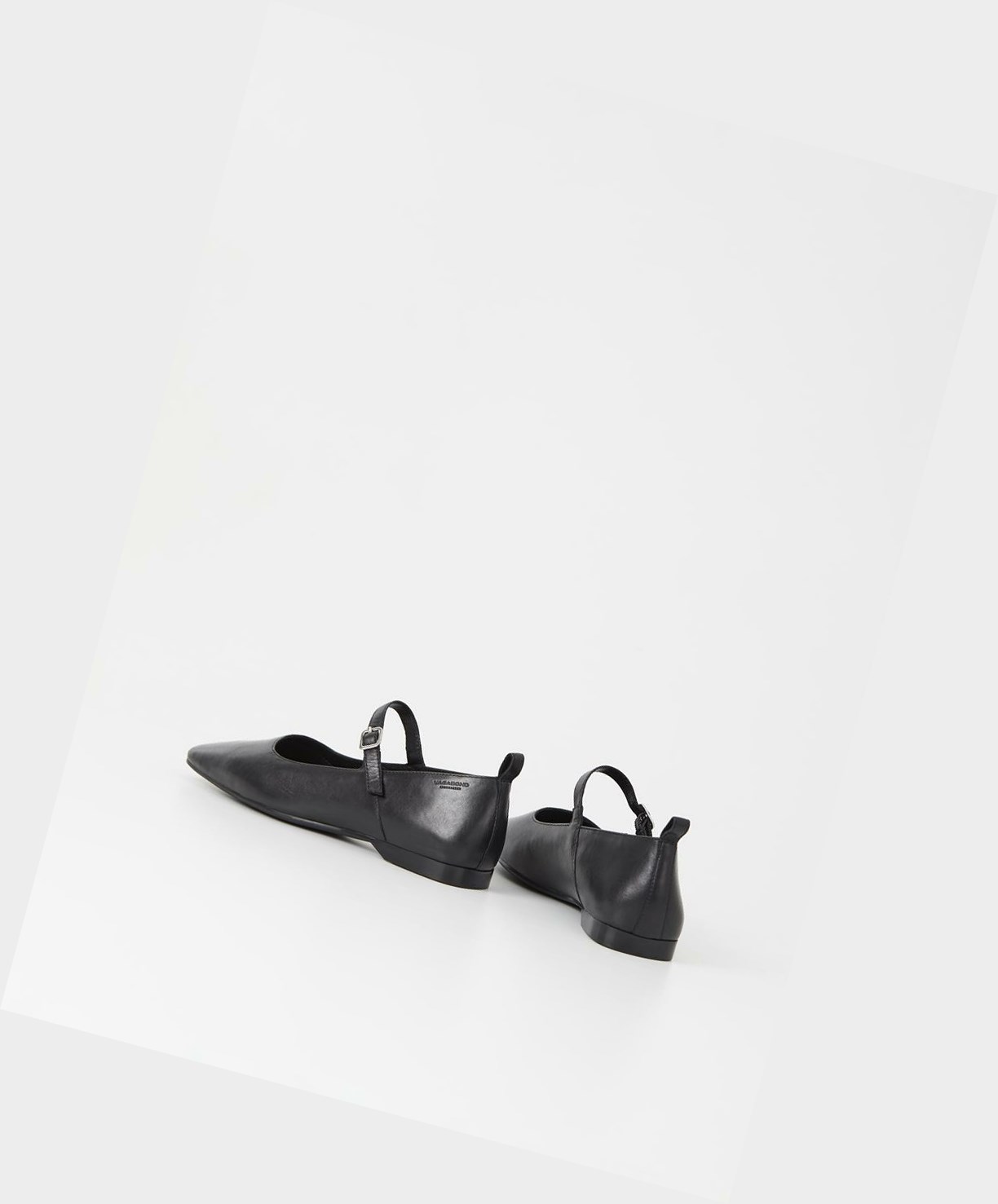 Women's Vagabond Delia Flats Black | MWRAUI956