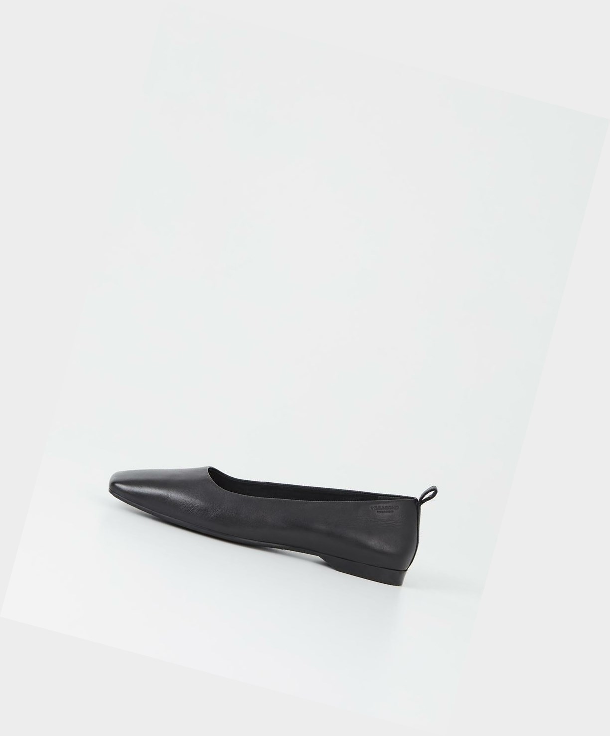 Women's Vagabond Delia Flats Black | YSDXLH541