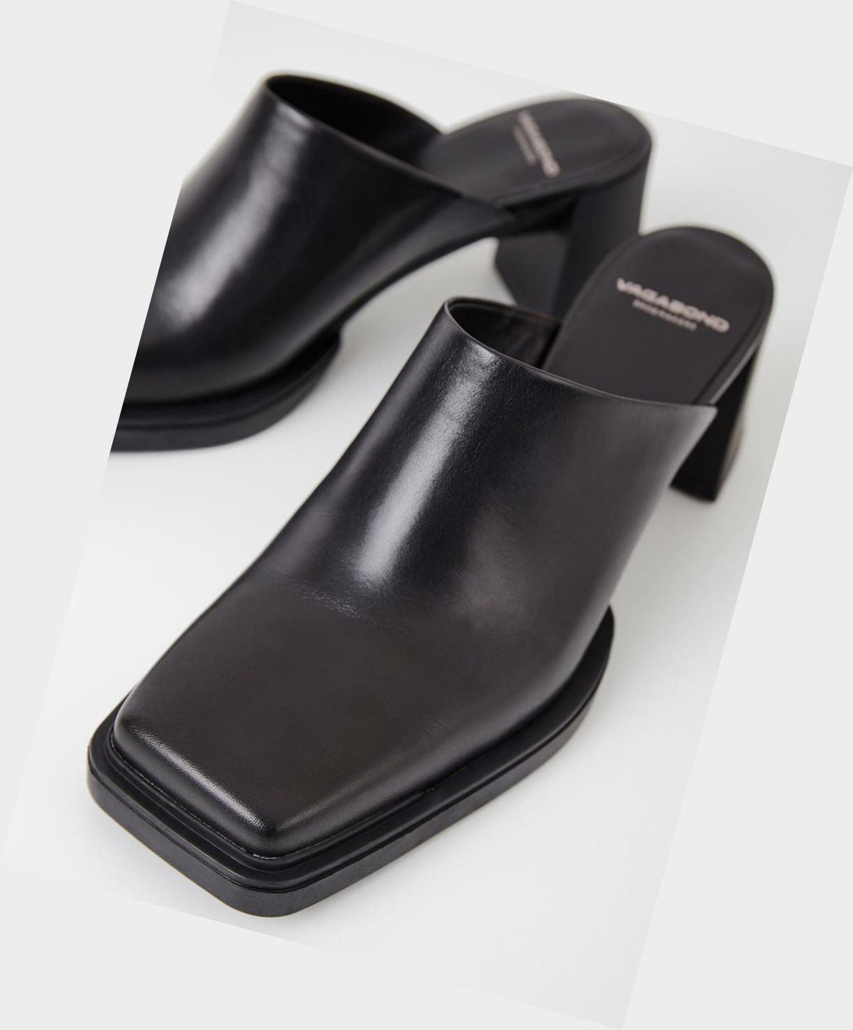 Women's Vagabond Edwina Mules Black | VKBGQY596