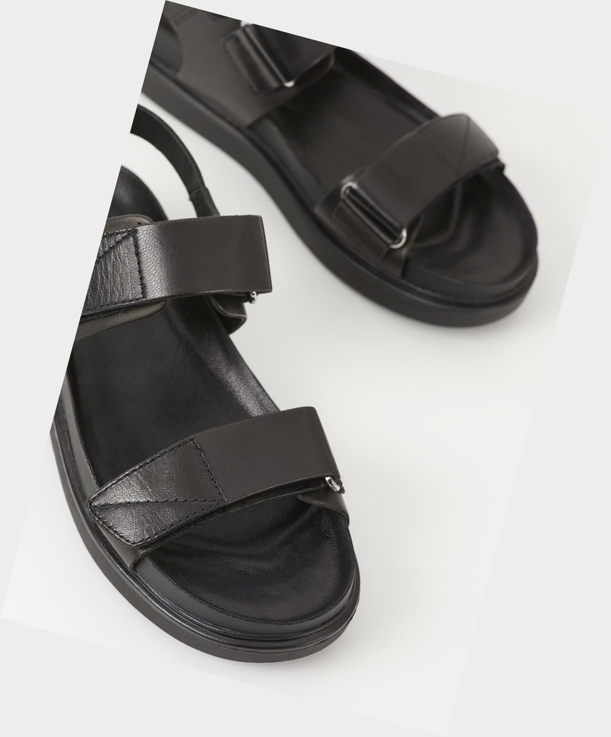 Women's Vagabond Erin Platform Sandals Black | HDVJYM091