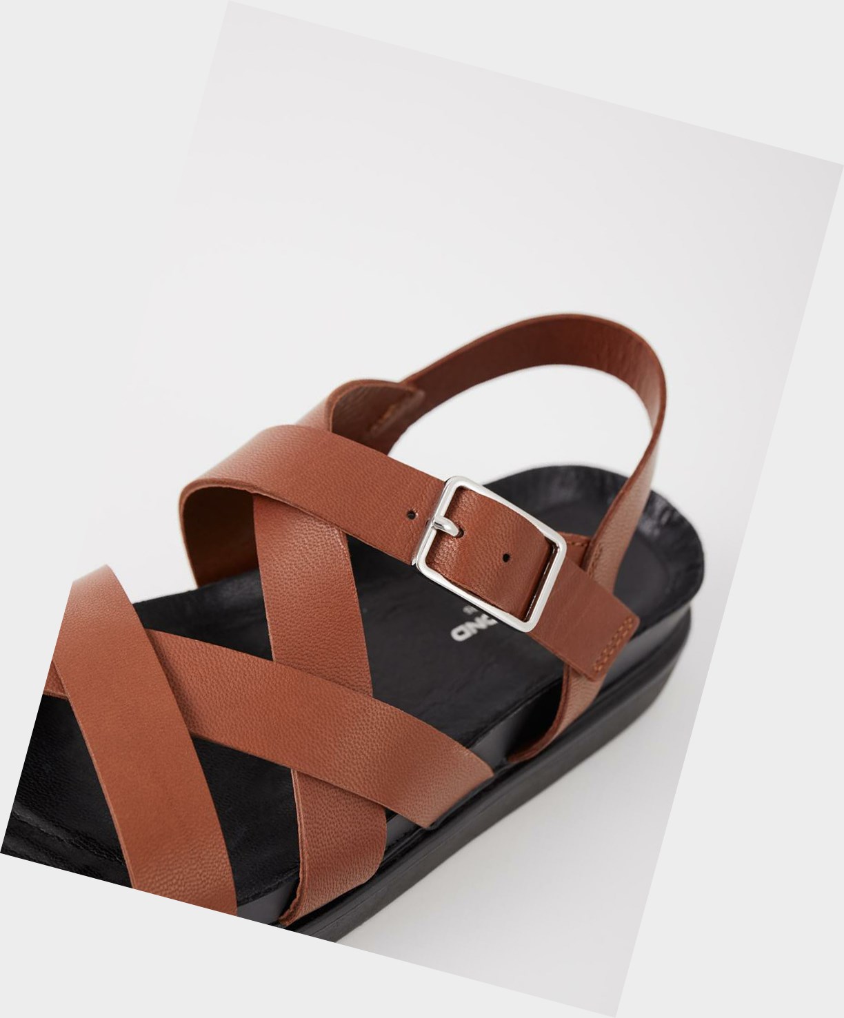 Women's Vagabond Erin Platform Sandals Brown | PZRAYW314