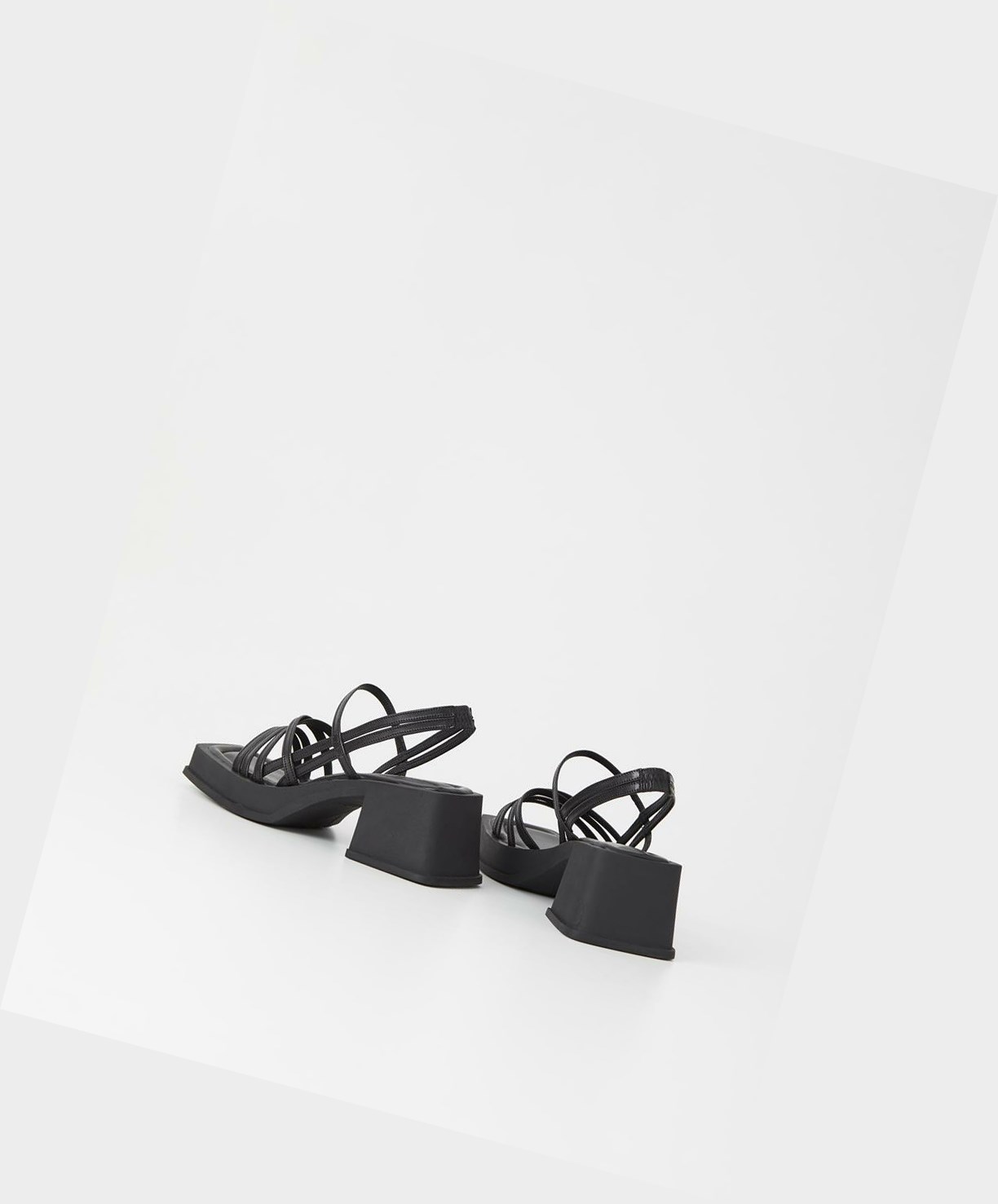 Women's Vagabond Hennie Heels Sandals Black | ZIBPQJ065