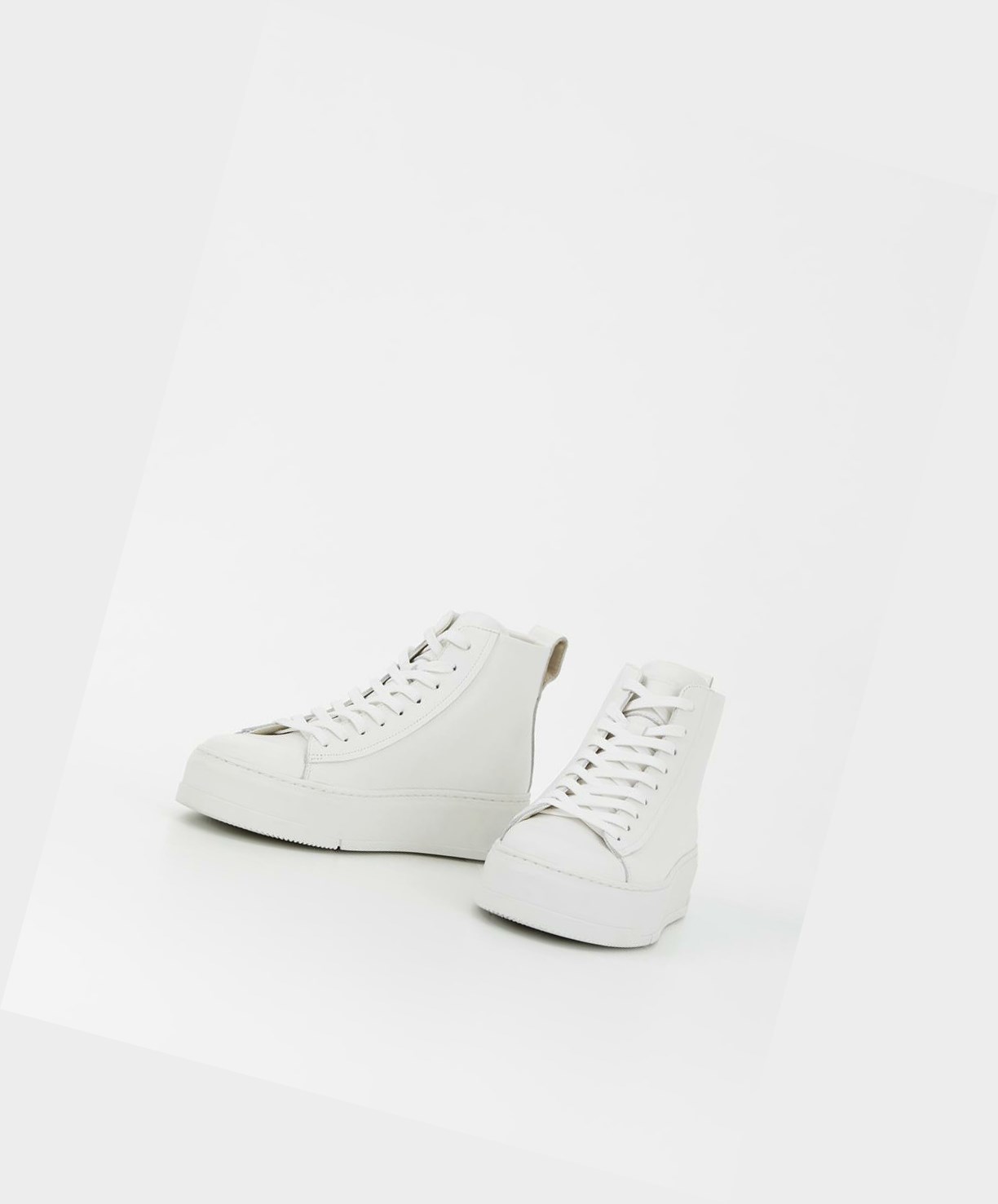 Women's Vagabond Judy Platform Sneakers White | URHPEG413