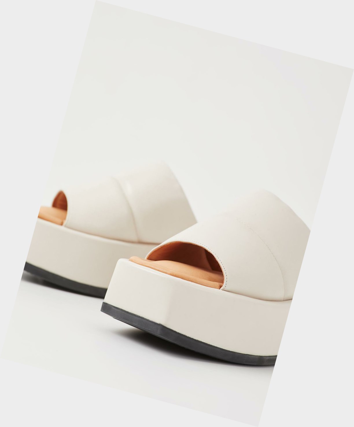 Women's Vagabond Juno Platform Sandals White | CMSFXJ896