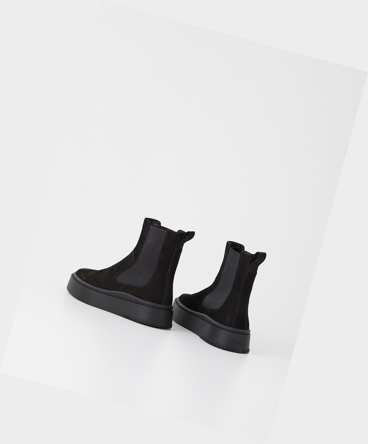 Women's Vagabond Stacy Chelsea Boots Black | NURPAL615