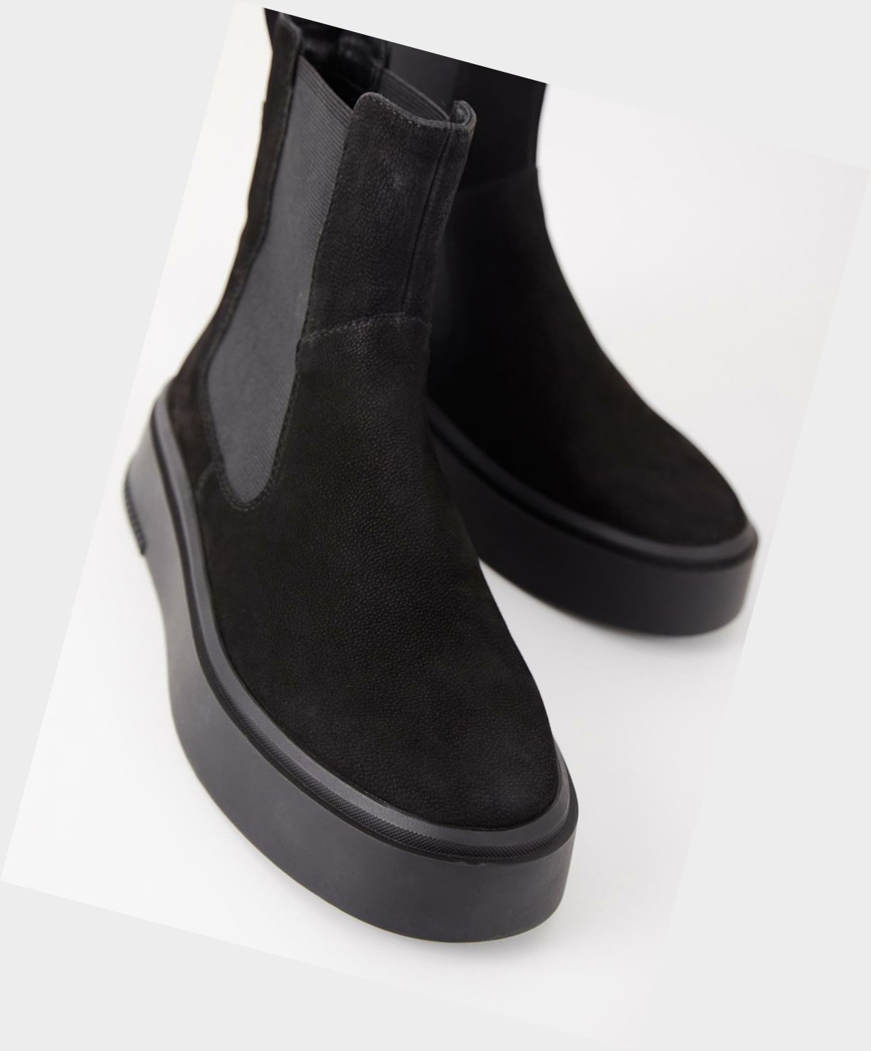 Women's Vagabond Stacy Chelsea Boots Black | NURPAL615