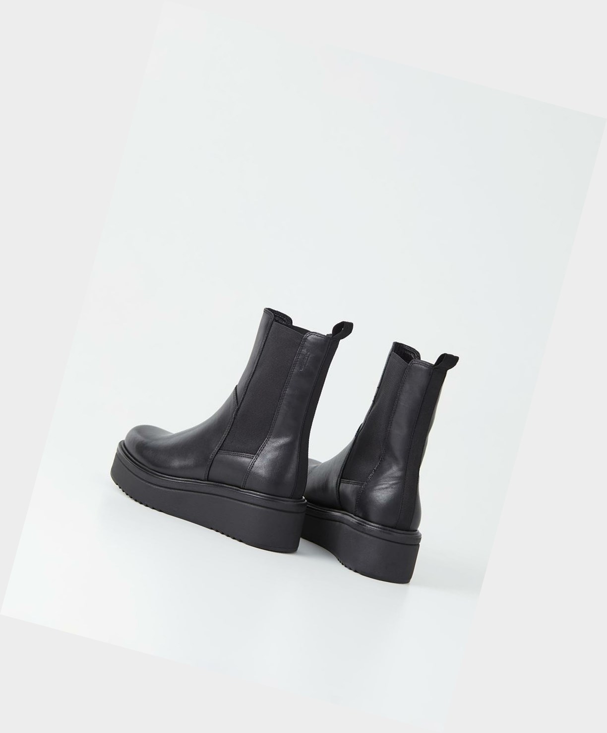 Women's Vagabond Tara Chelsea Boots Black | GBFKVL094