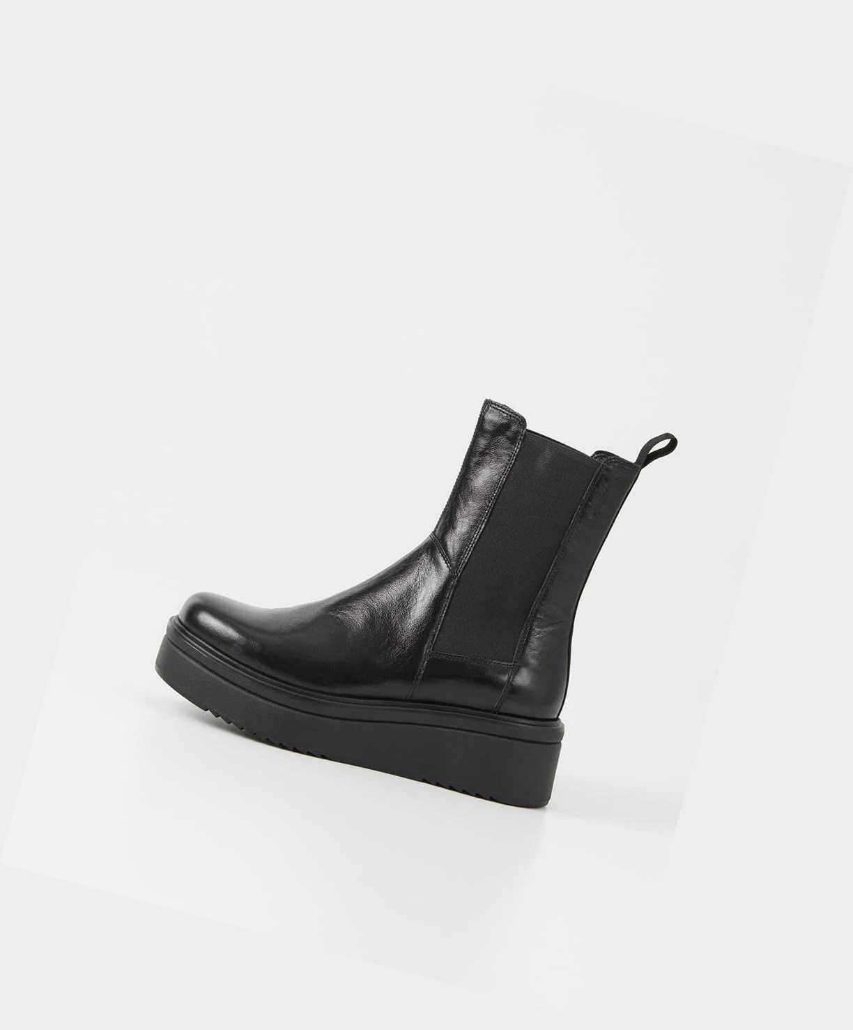 Women's Vagabond Tara Chelsea Boots Black | RDJVQC125