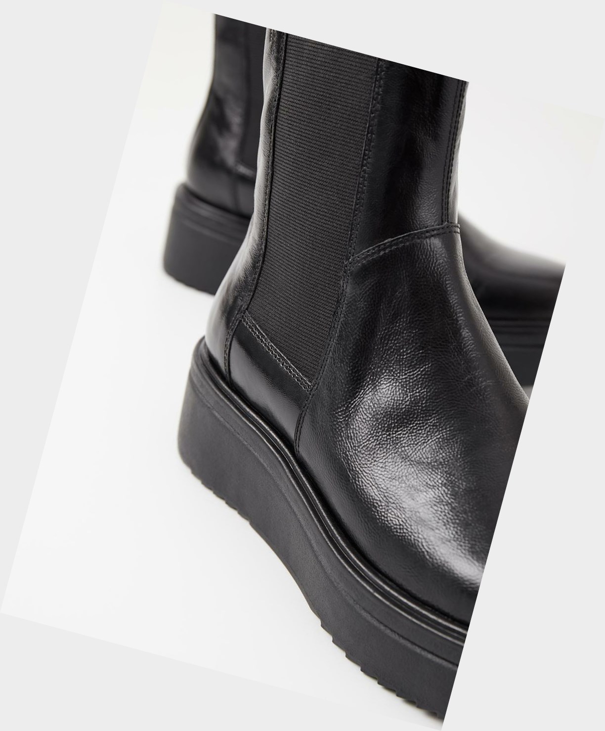 Women's Vagabond Tara Chelsea Boots Black | RDJVQC125