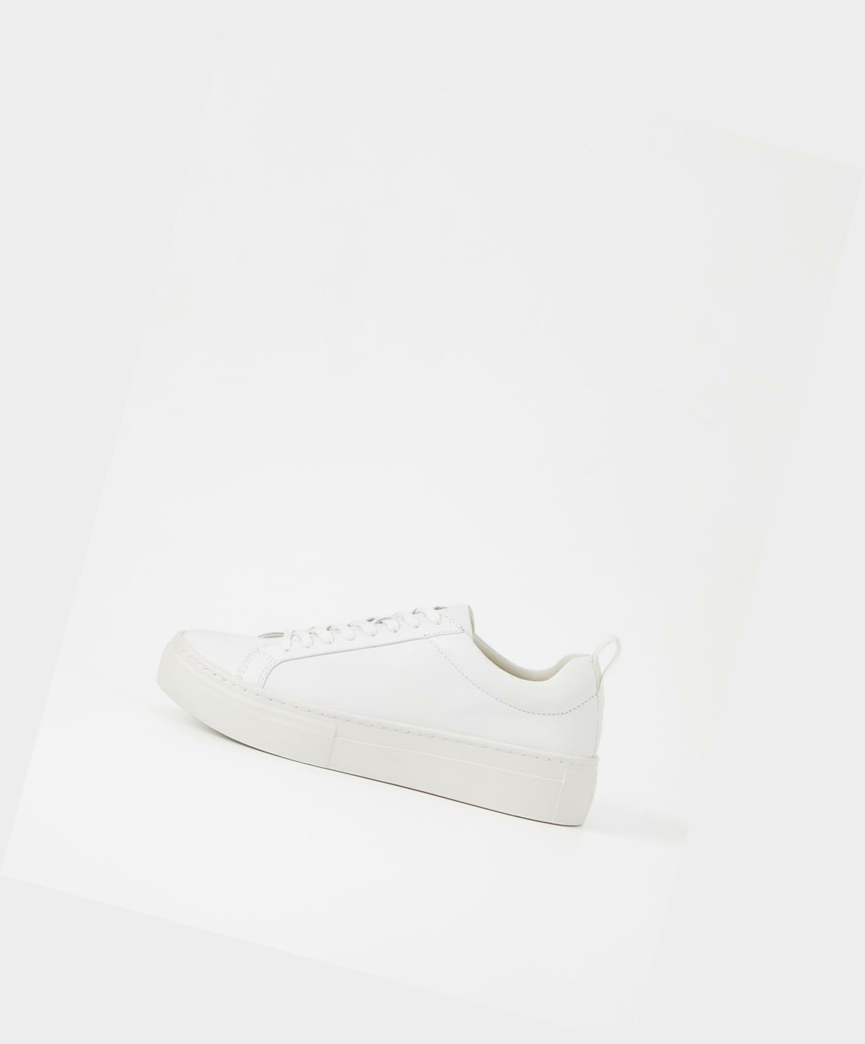 Women's Vagabond Zoe Platform Low Top Sneakers White | LGOJTA208