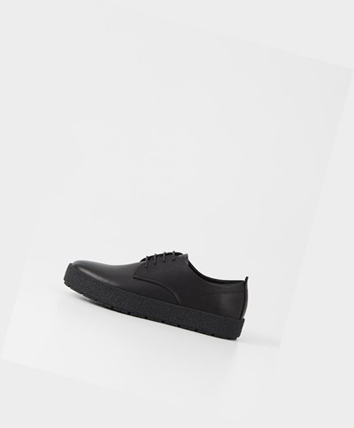 Men's Vagabond Fred Lace Up Shoes Black | TZQMXR489