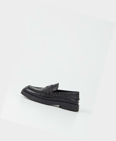 Men's Vagabond Mike Loafers Black | TMUIDE291