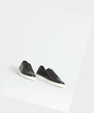 Men's Vagabond Teo Sneakers Black | ICGRXF046