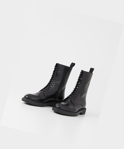 Women's Vagabond Alex W Lace Up Boots Black | HWEYLI798