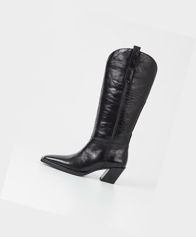 Women's Vagabond Alina Tall Boots Black | POGQHR609