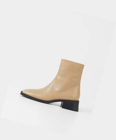 Women's Vagabond Blanca Ankle Boots Beige | WMASVQ271