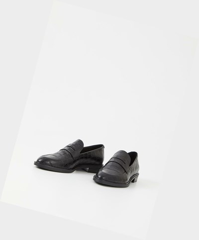 Women's Vagabond Frances Loafers Black | KUEPXN891