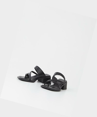 Women's Vagabond Ines Heels Sandals Black | WLBZFR476