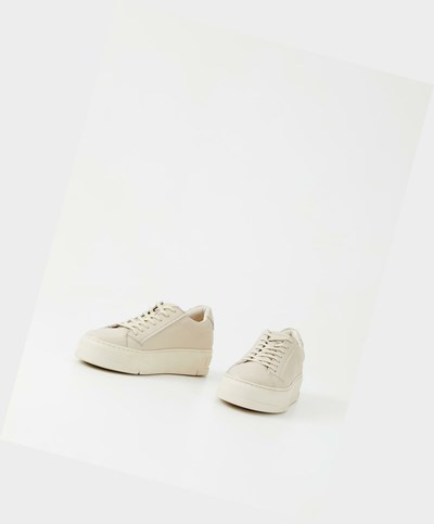 Women's Vagabond Judy Low Top Sneakers Beige | RSXQAJ546