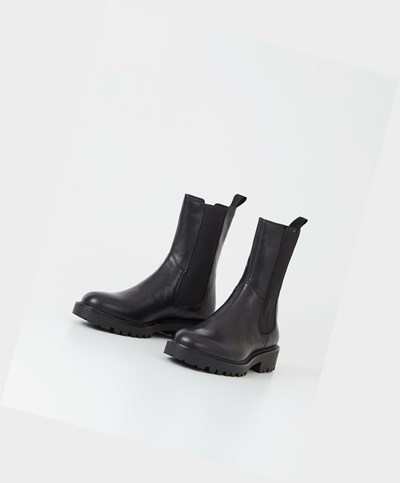 Women's Vagabond Kenova Chelsea Boots Black | XKFOZP531