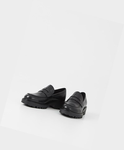 Women's Vagabond Kenova Loafers Black | CWFKXL501