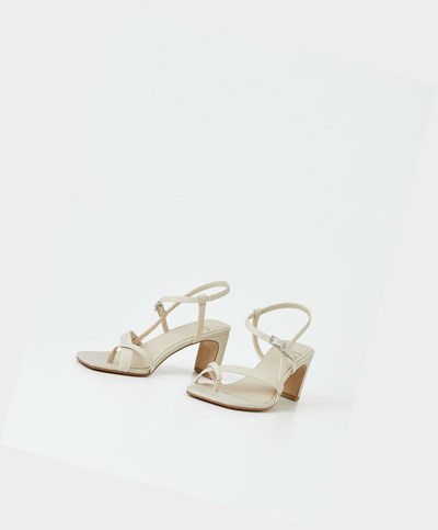 Women's Vagabond Luisa Heels Sandals White | SHPLFZ037