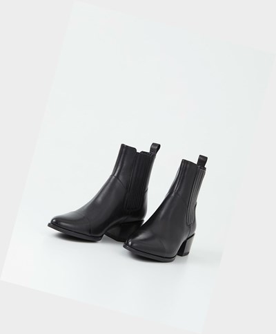 Women's Vagabond Marja Ankle Boots Black | QZXOLT826