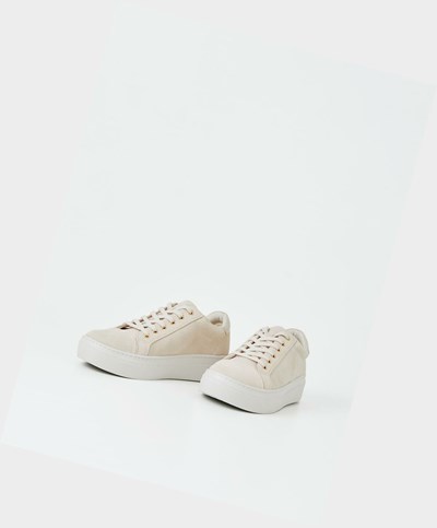 Women's Vagabond Zoe Platform Low Top Sneakers White | LYQADR975